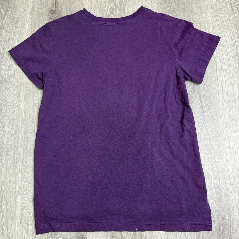 THE NIKE TEE Just Do It Purple Youth Large‎ Crew Short Sleeve T-Shirt Retro Look